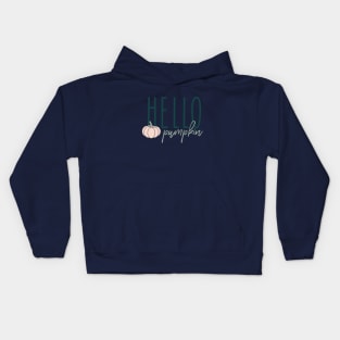 Hello Pumpkin © GraphicLoveShop Kids Hoodie